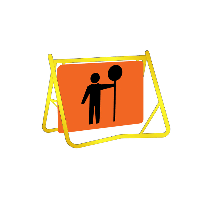 Traffic Controller Signs Rack Swing Stand Sign - Traffic Controller - 900x600mm — Car Parks and Roads