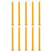 Ten pack. Surface mounted steel bollard. 89mm dia x 1m high. - Car Parks and Roads