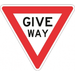 Give Way Sign - 750mm (R1-2A) - Car Parks and Roads