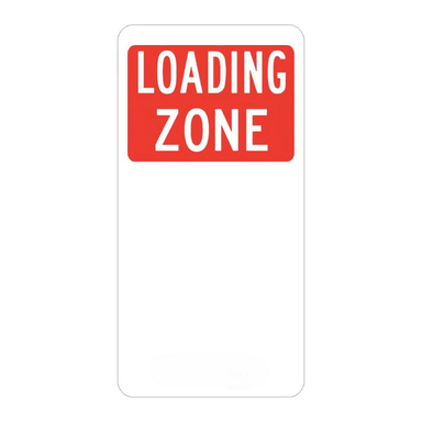 Loading Zone Sign - 225x450mm (R5-23L) - Car Parks and Roads