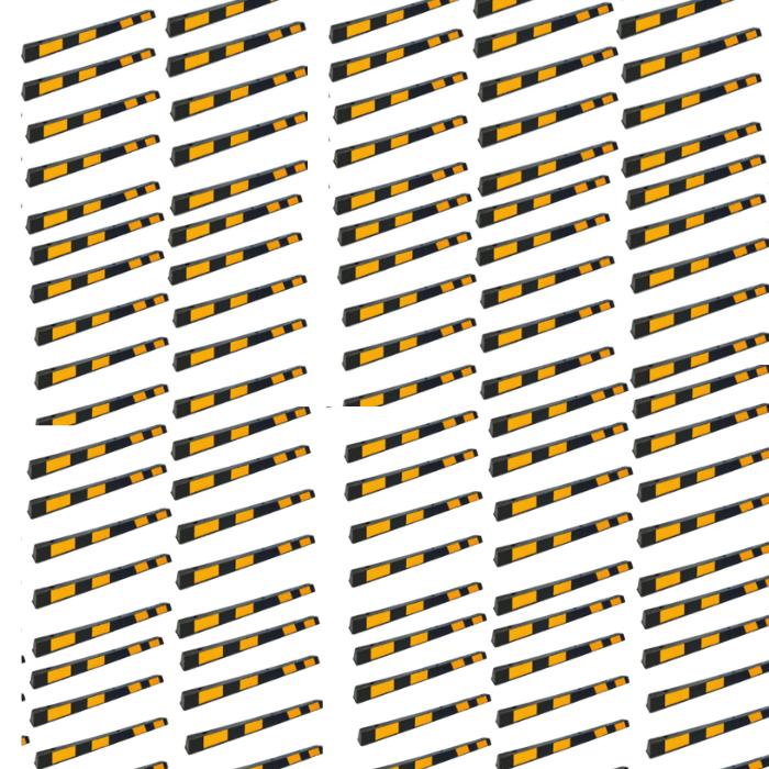 Wheel Stop 100 pack. 10 yr warranty. 1650mm long. — Car Parks and Roads