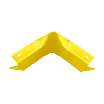 Yellow Powdercoated Guard Rail Internal Right Angle Bend