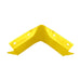 Yellow Powdercoated Guard Rail Internal Right Angle Bend