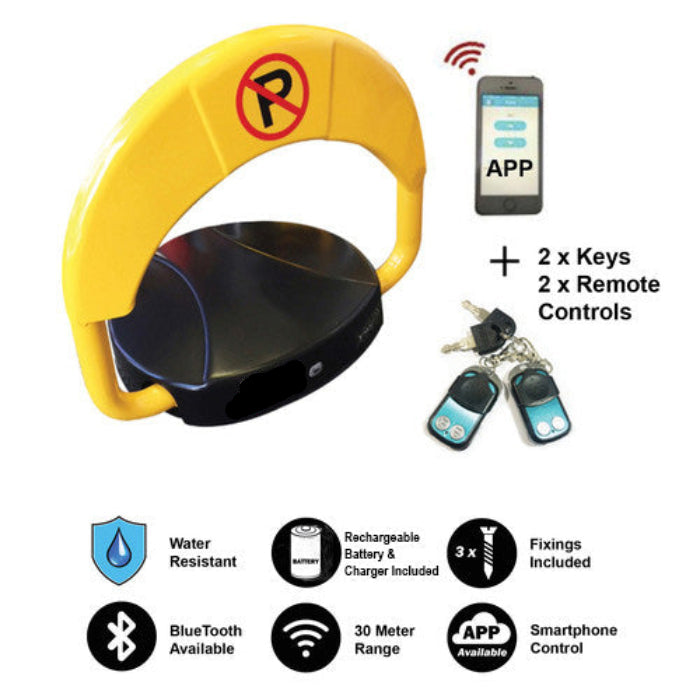bluetooth parking lock automatic with 2 remotes smartphone app control