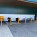 bollard car park surface mount 140mm x 1300mm high