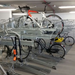 double decker bike rack fits 6 bikes 3 up 3 down