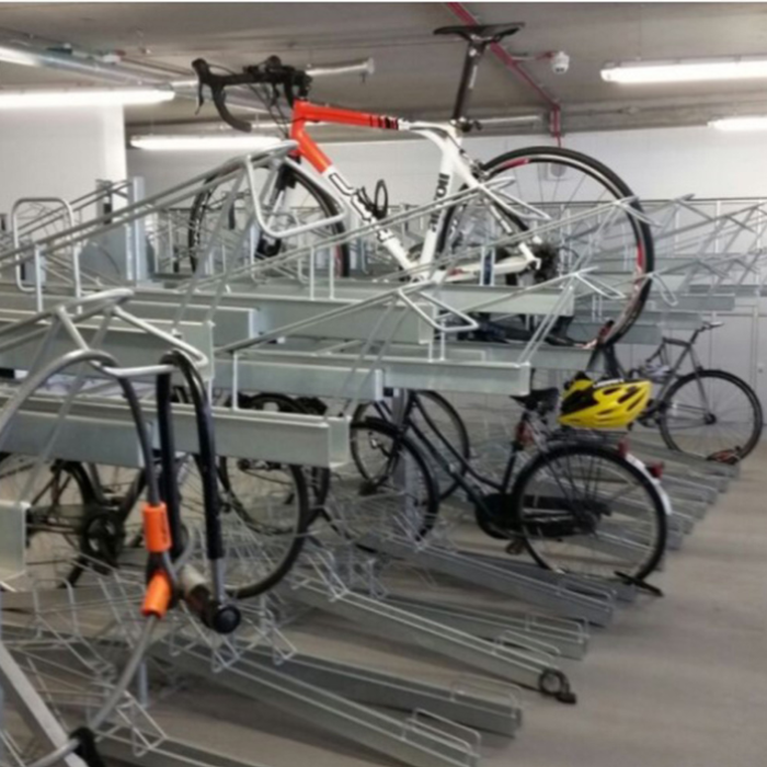 double decker bike rack fits 8 bikes 4 up 4 down