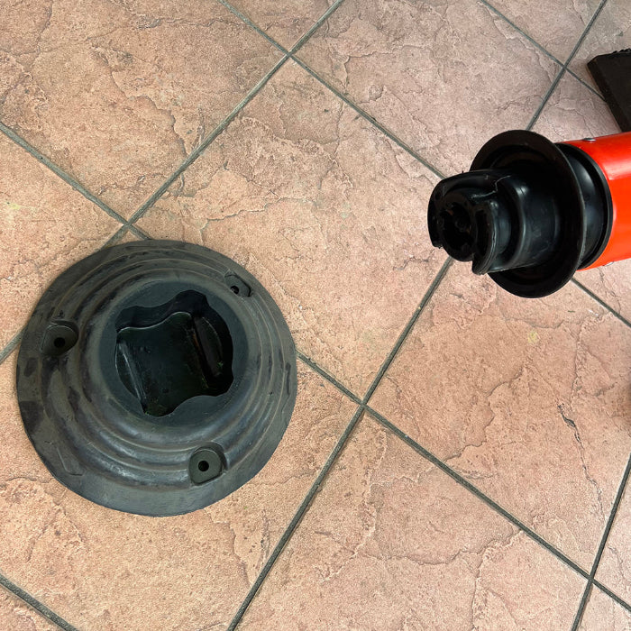 flexible rebound bollard knock down type