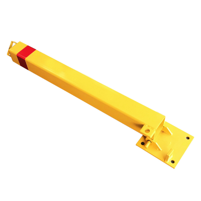 fold down parking protector 752mm x 70mm padlock lockable