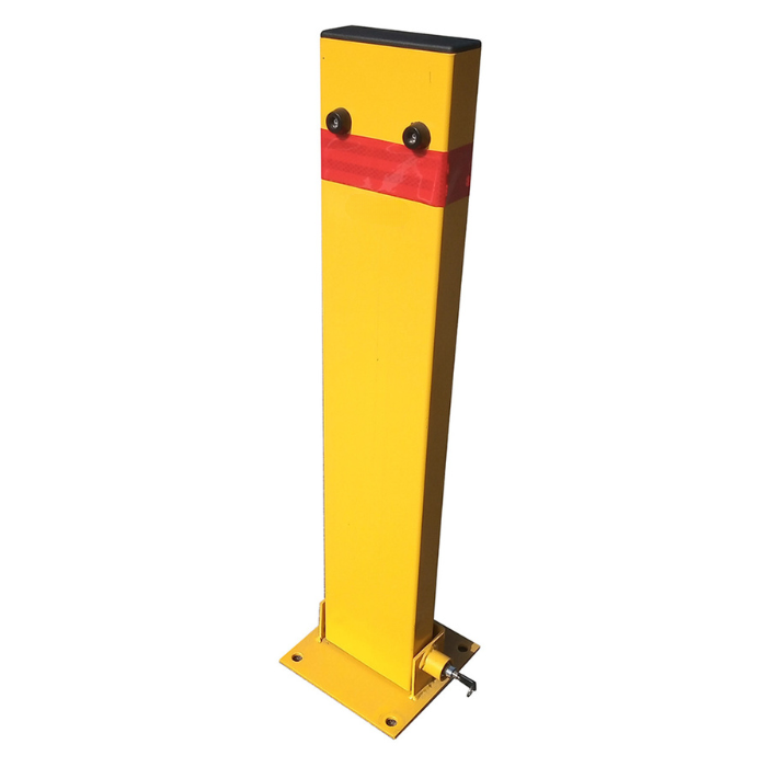 Parking Protection Rack Fold-Down Parking Protector ‚ 800mm Height with Key Lock — Car Parks ...