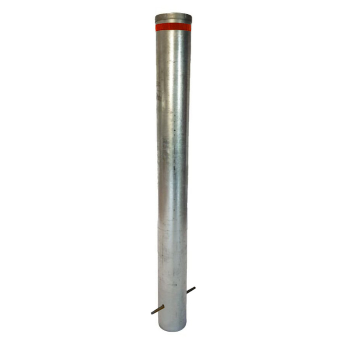 galvanised in ground bollard 165mm x 1600mm