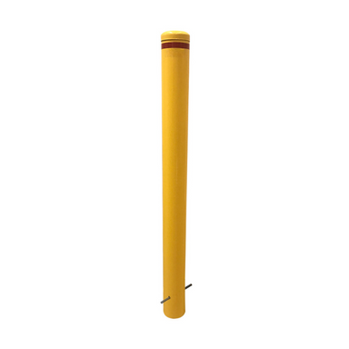 galvanised steel in ground bollard 165mm x 1600mm