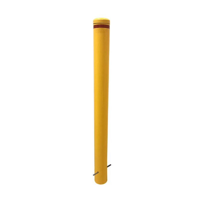 galvanised steel in ground bollard 165mm x 1600mm