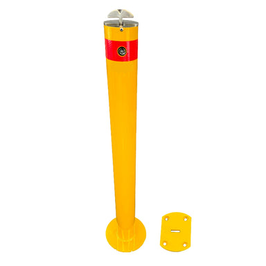 removable bollard 90mm x 1020mm surface mount slider t handle unique keyed