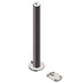 removable bollard 90mm x 1020mm surface mount slider type with t handle padlock lockable