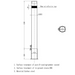 removable sleeve lock bollard 140mm diameter with sleeve padlock