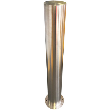 stainless steel 316 surface mount bollard 140mm x 1200mm