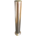 stainless steel 316 surface mount bollard 140mm x 1200mm