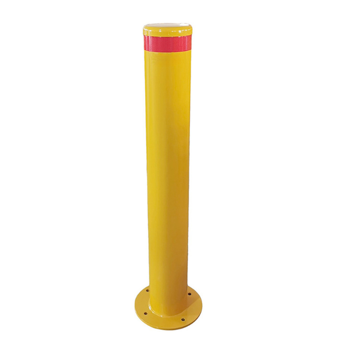 steel surface mount bollard 220mm x 1200mm