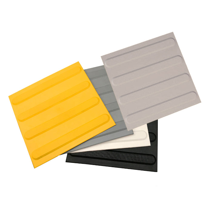 Black Ramp Tactiles Peel & Stick TGSI Directional Tactile Tile | Fast Install — Car Parks ...