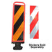 traffic lane separation kerb 900mm spring back paddle