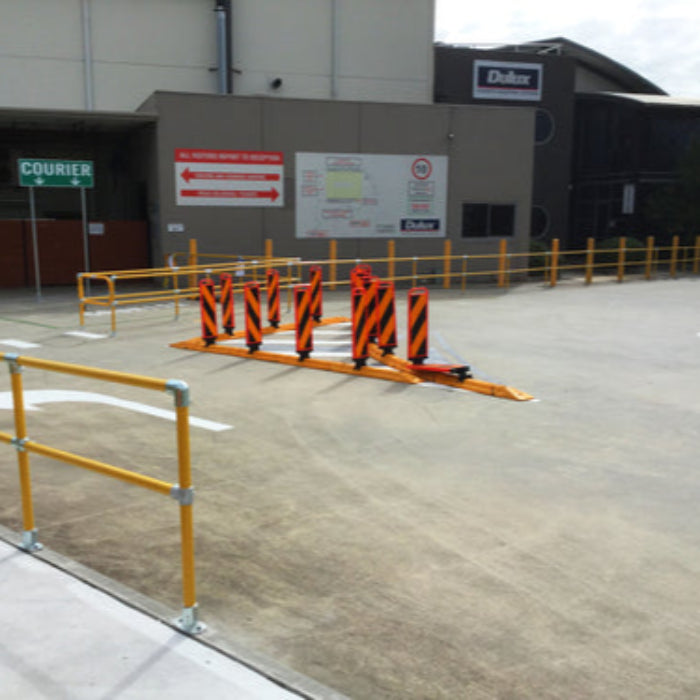 traffic lane separation kerb female end