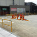 traffic lane separation kerb male end